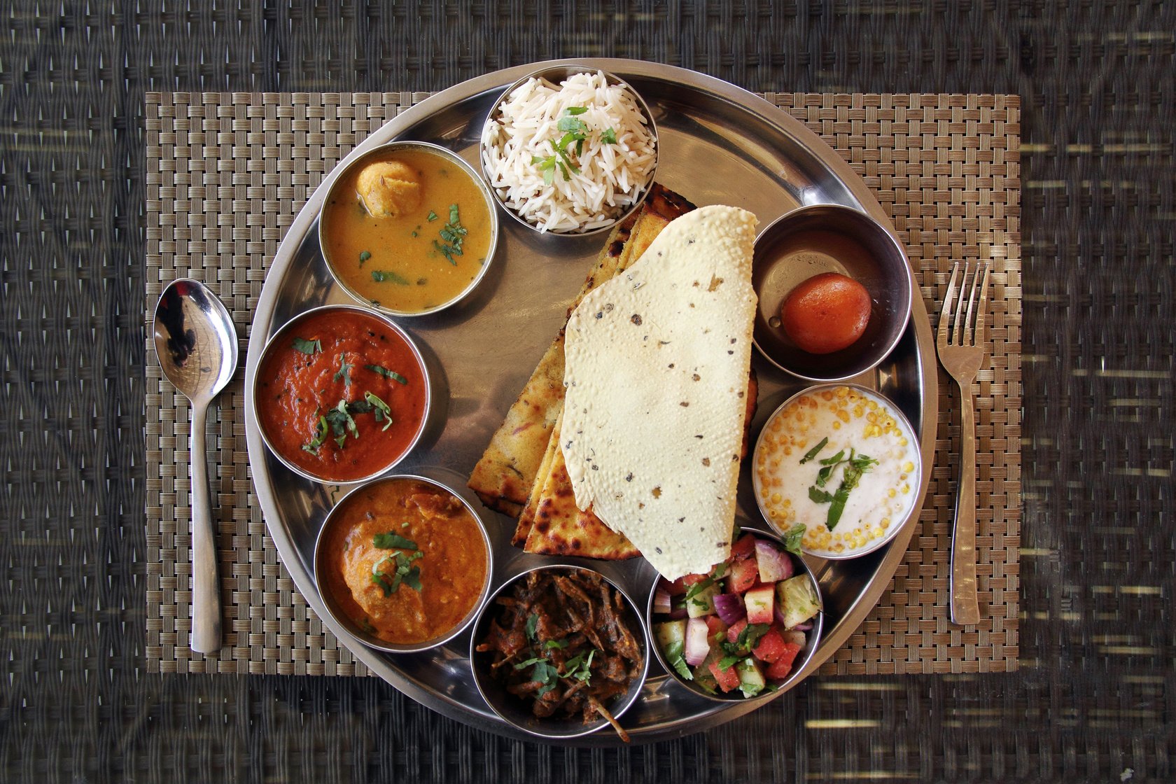 Traditional Indian Thali